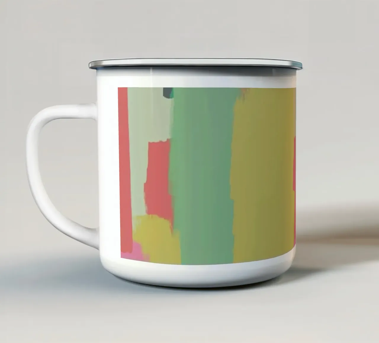 Abstract Painting No.1 tazza in smalto da Metron