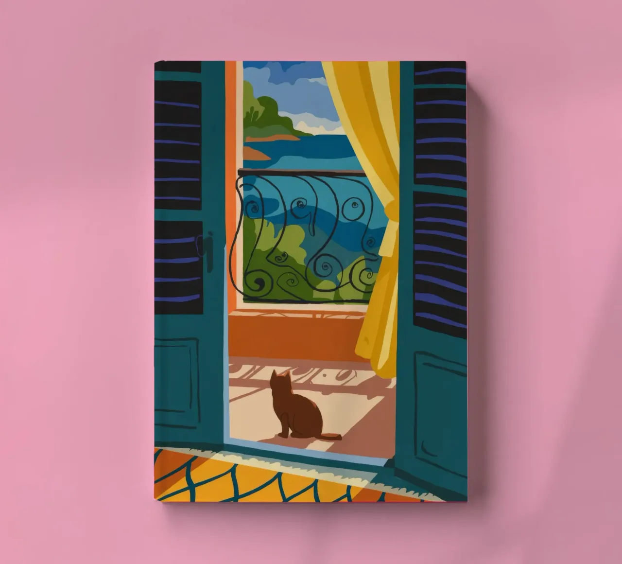 Seaside Retreat notebook by Artie Shifa