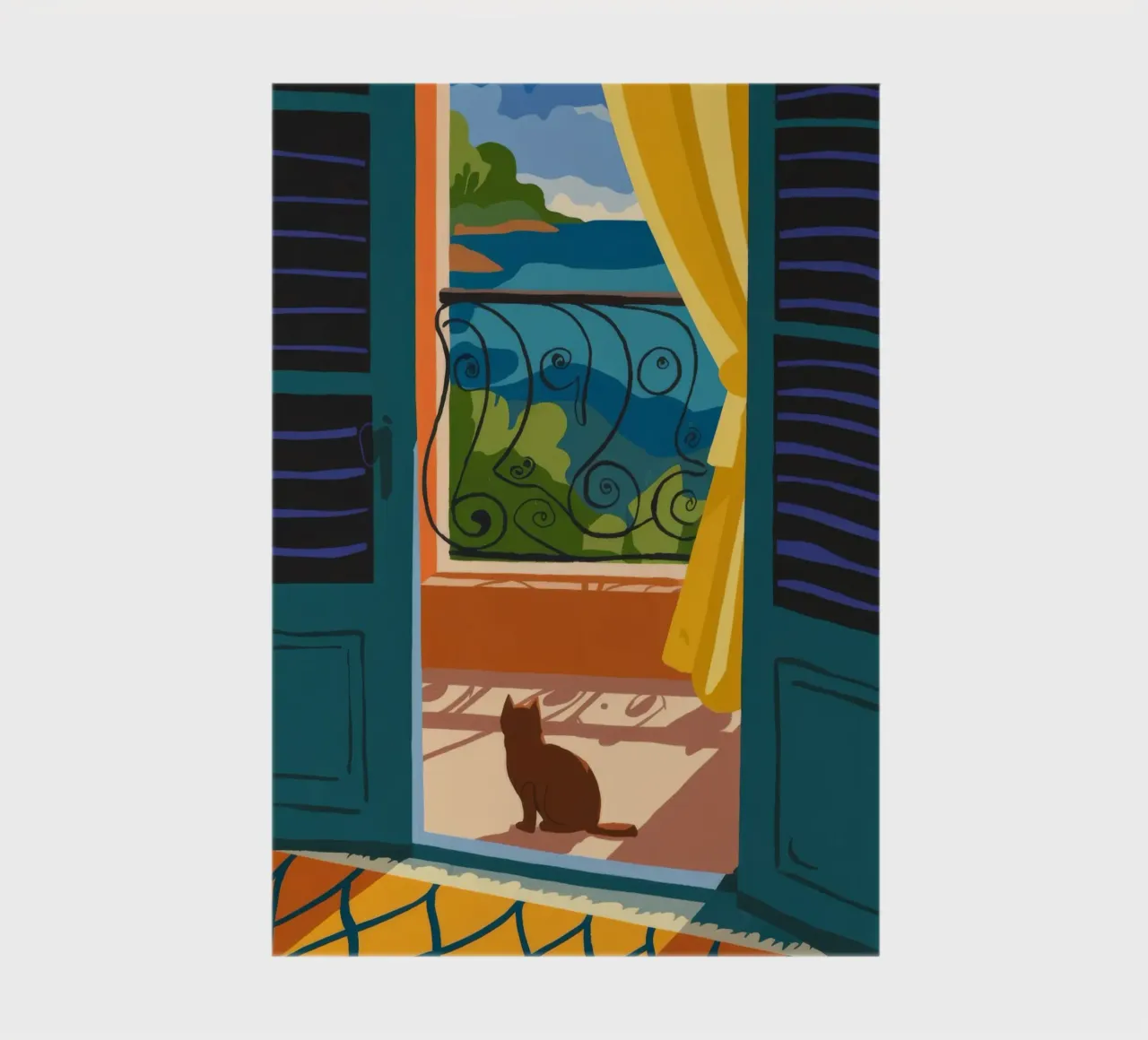 Seaside Retreat notebook by Artie Shifa