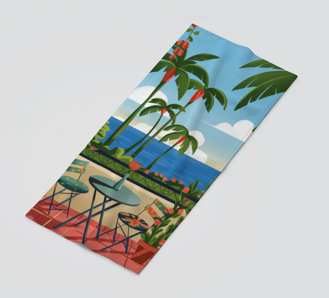 Terrazza sul mare telo mare da Artie Shifa