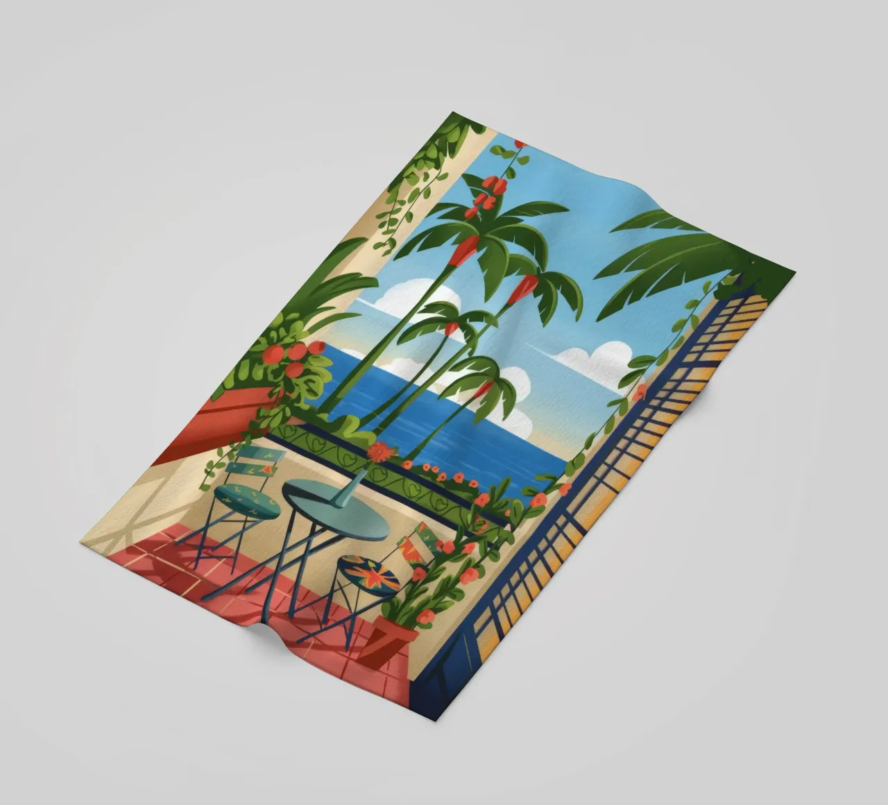 Terrazza sul mare telo mare da Artie Shifa