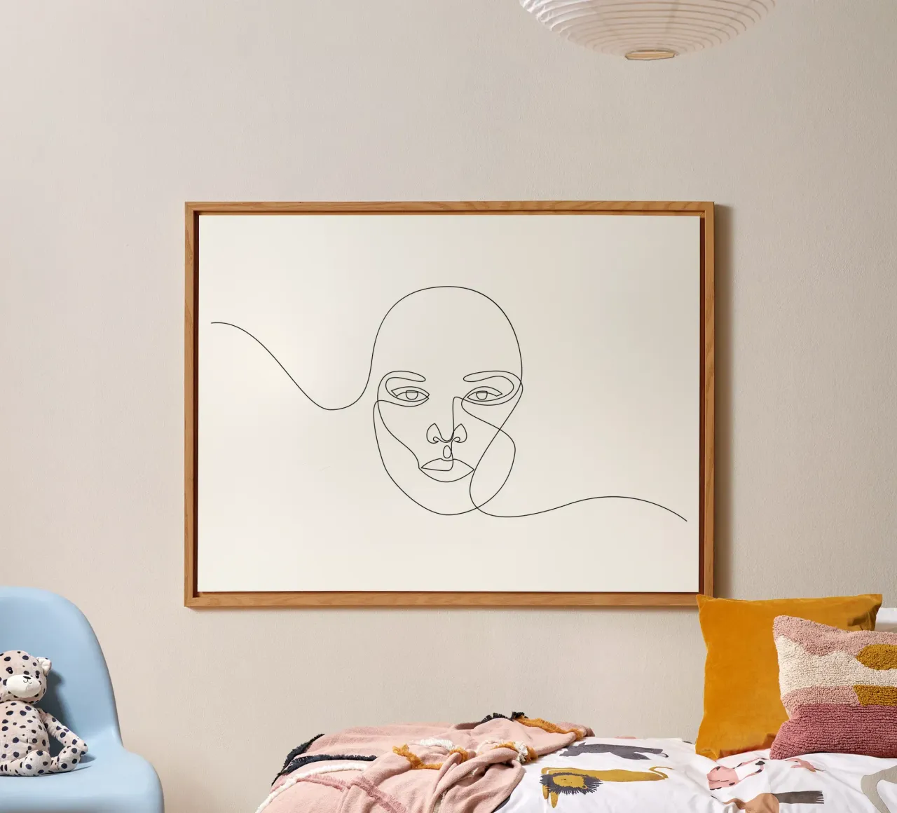 S142 - Una faccia di linea alluminio dibond da Addillum