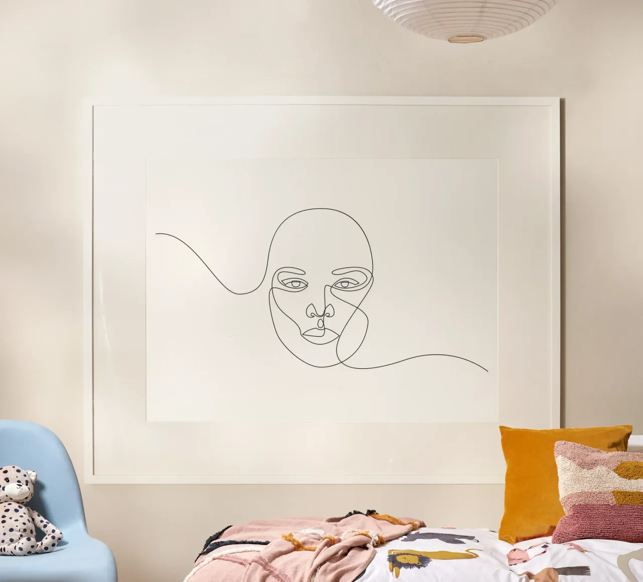 S142 - Una faccia di linea carta hahnemühle da Addillum