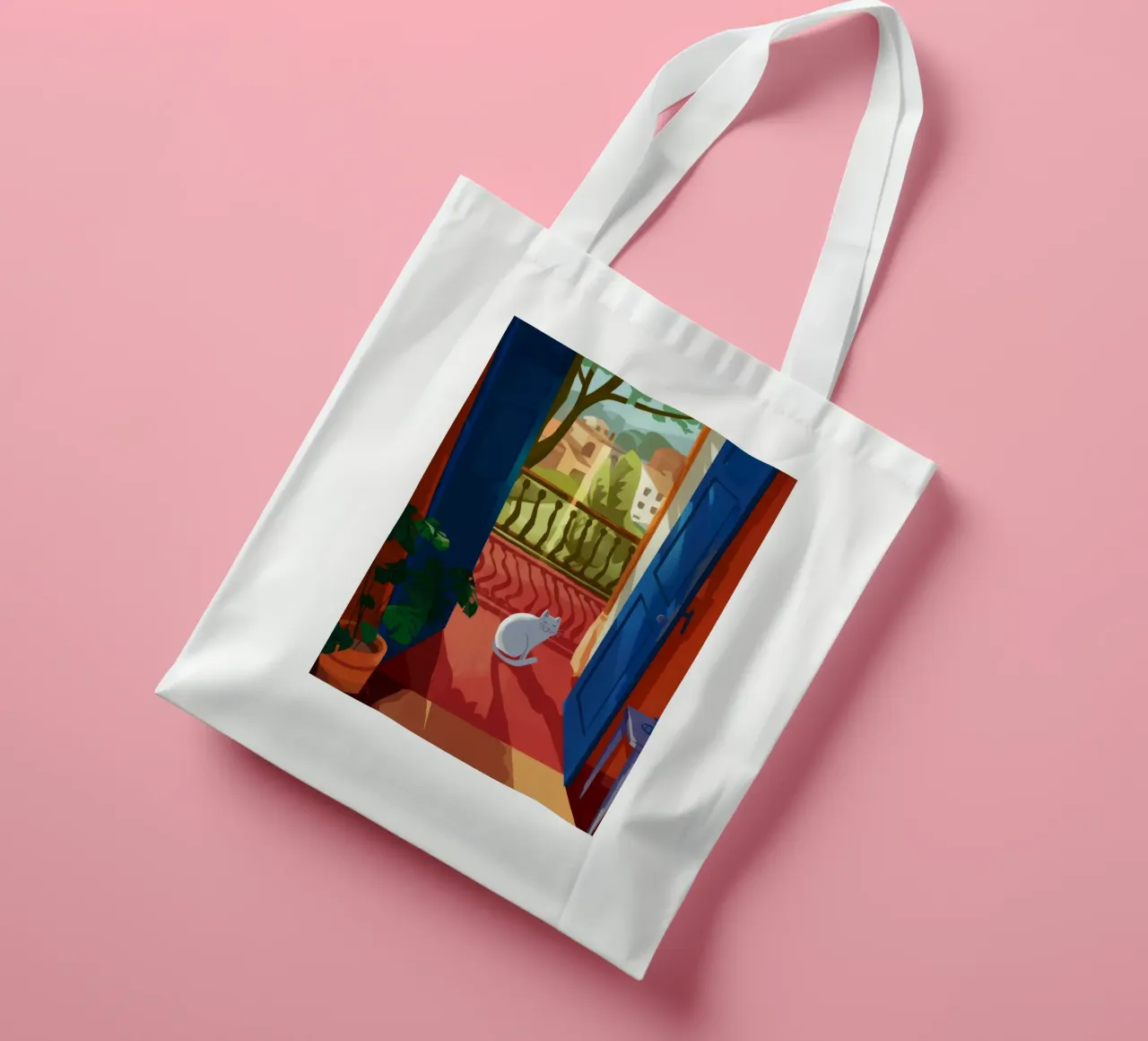 Serene Contemplation tote bag by Artie Shifa