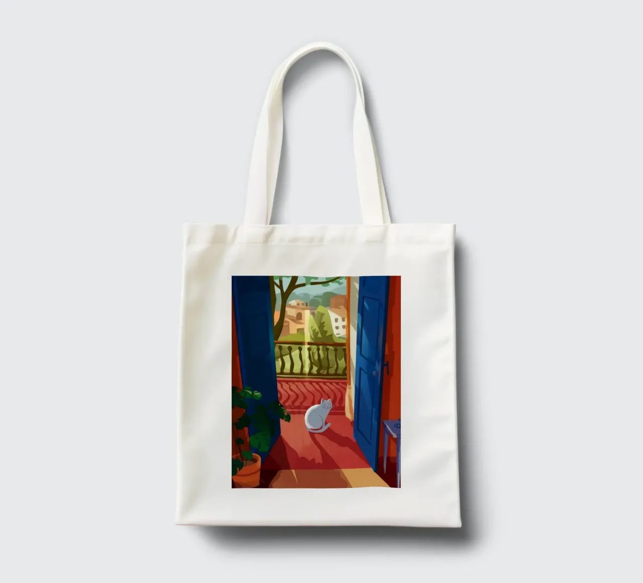 Serene Contemplation tote bag by Artie Shifa