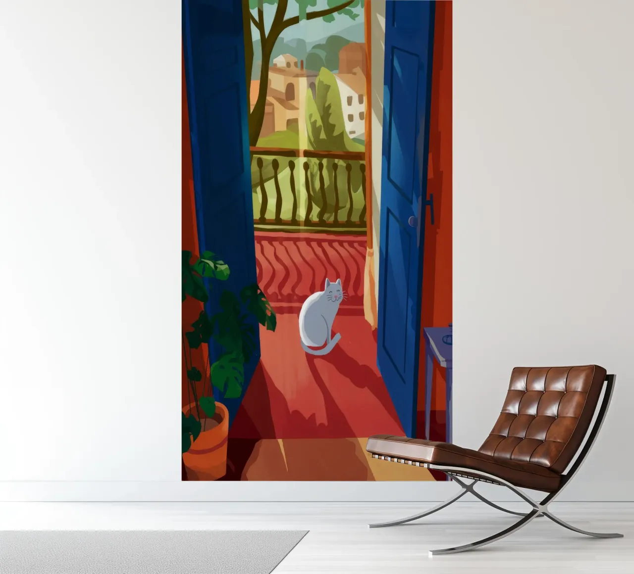 Serene contemplatie fotobehang van Artie Shifa