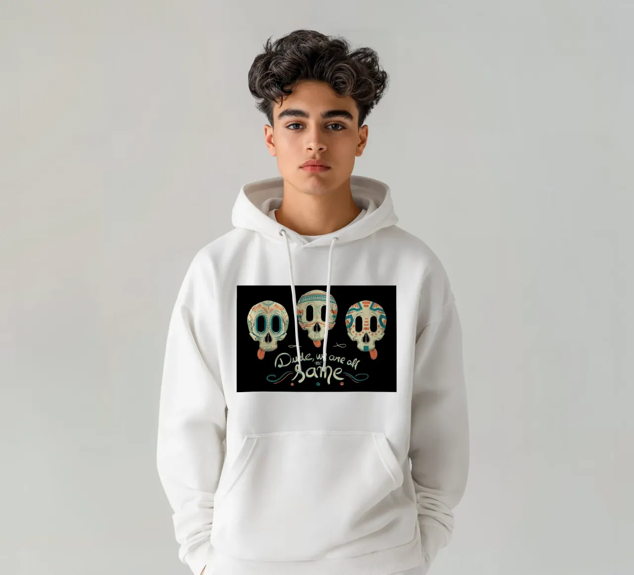 All the same felpa con cappuccio da Victor Beuren