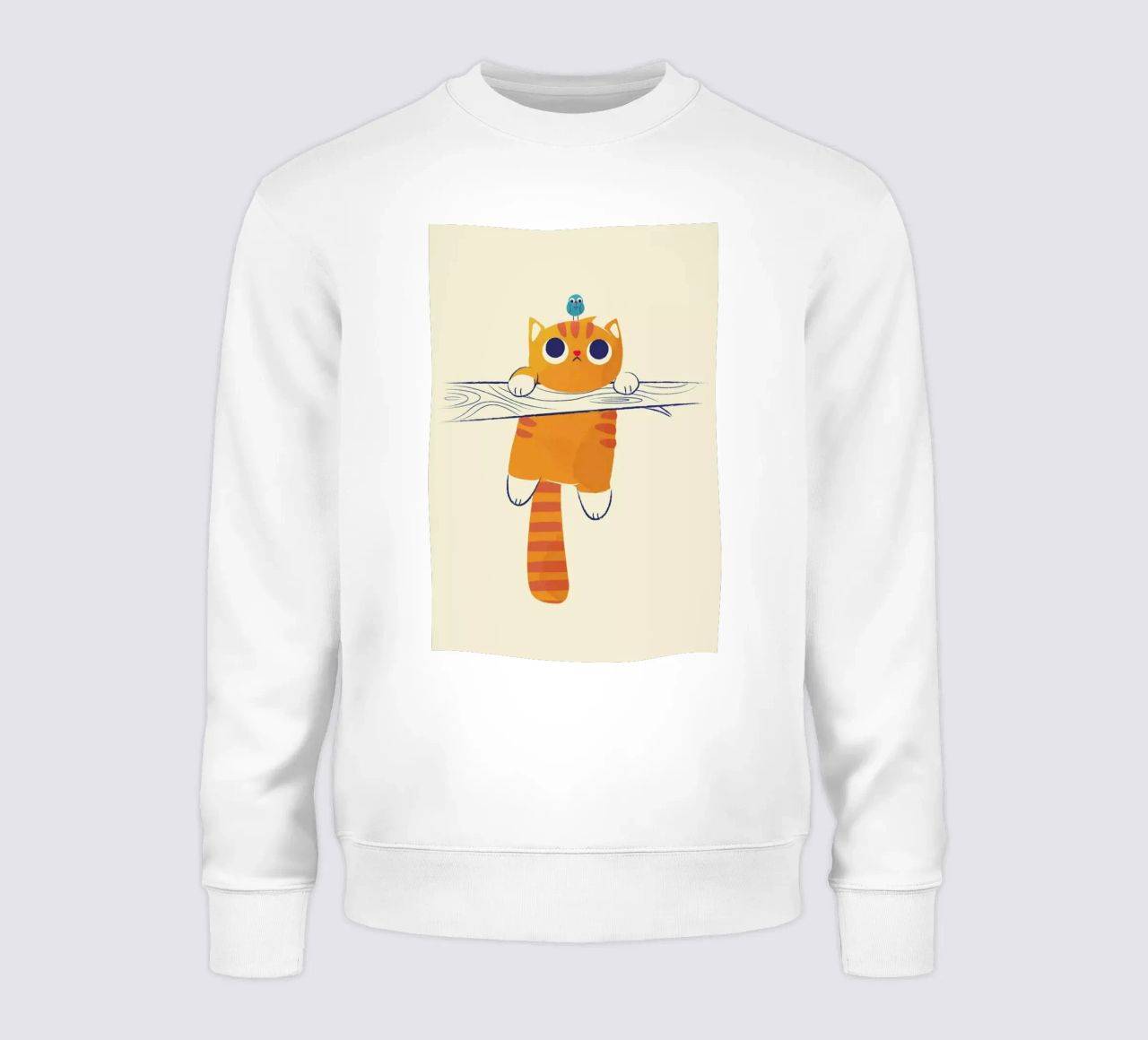 Fat Cat Little Bird felpa da Jay Fleck