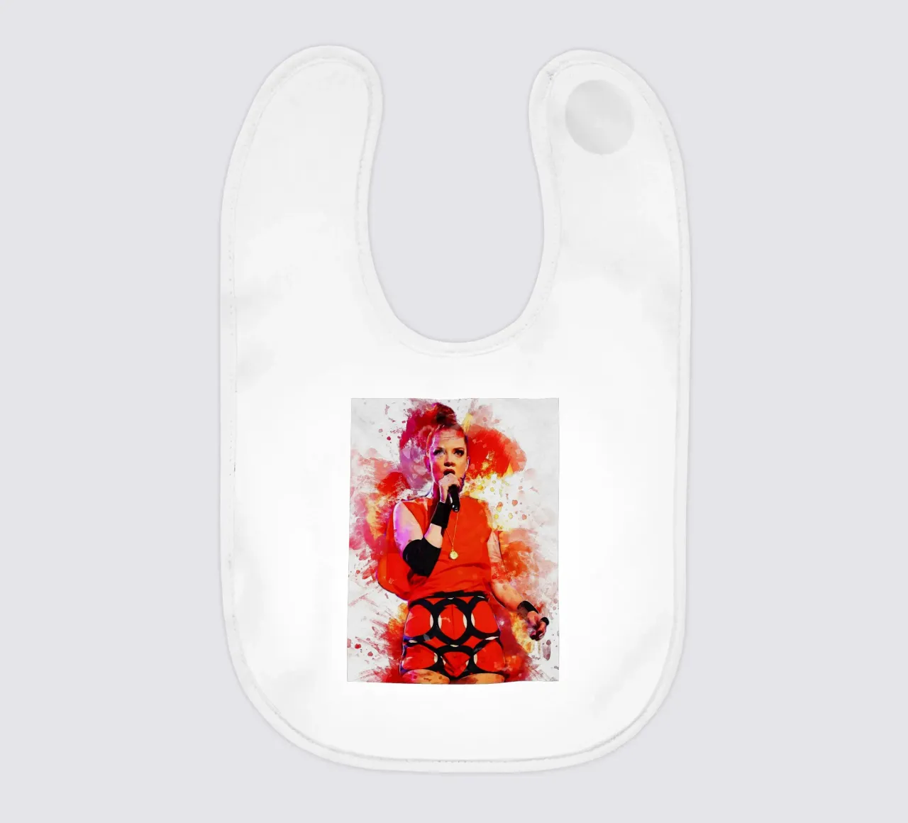 Smudge of Portrait Shirley Manson Babylätzchen von Gunawan Rb