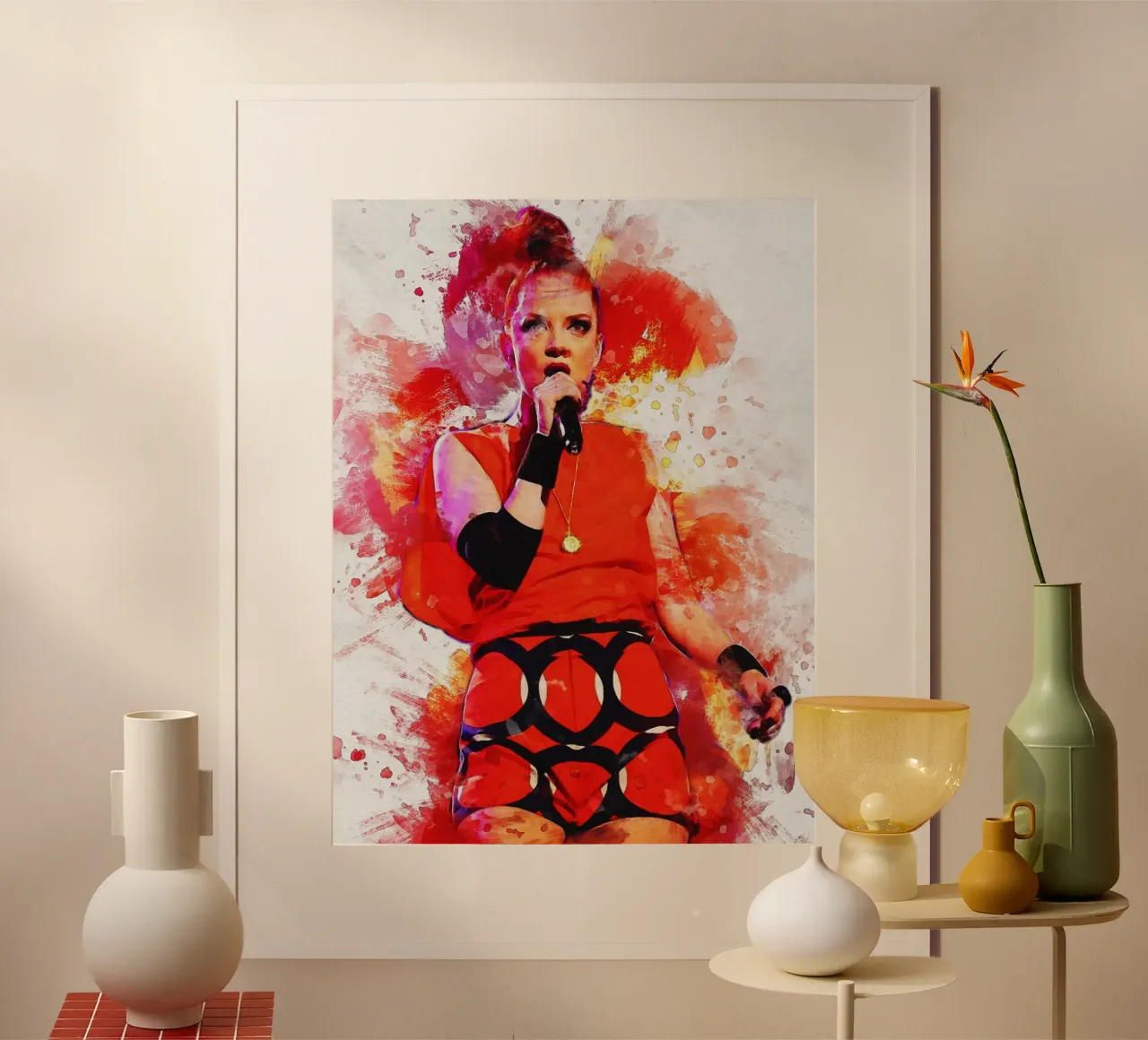 Smudge of Portrait Shirley Manson Hahnemühle von Gunawan Rb