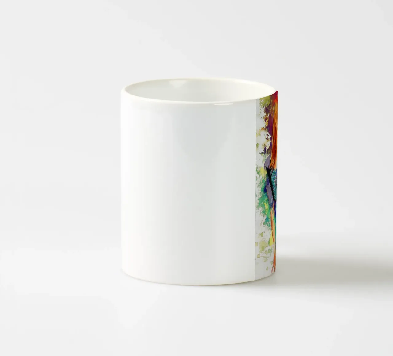 Macchia di ritratto Kylie Minogue tazza in ceramica da Gunawan Rb