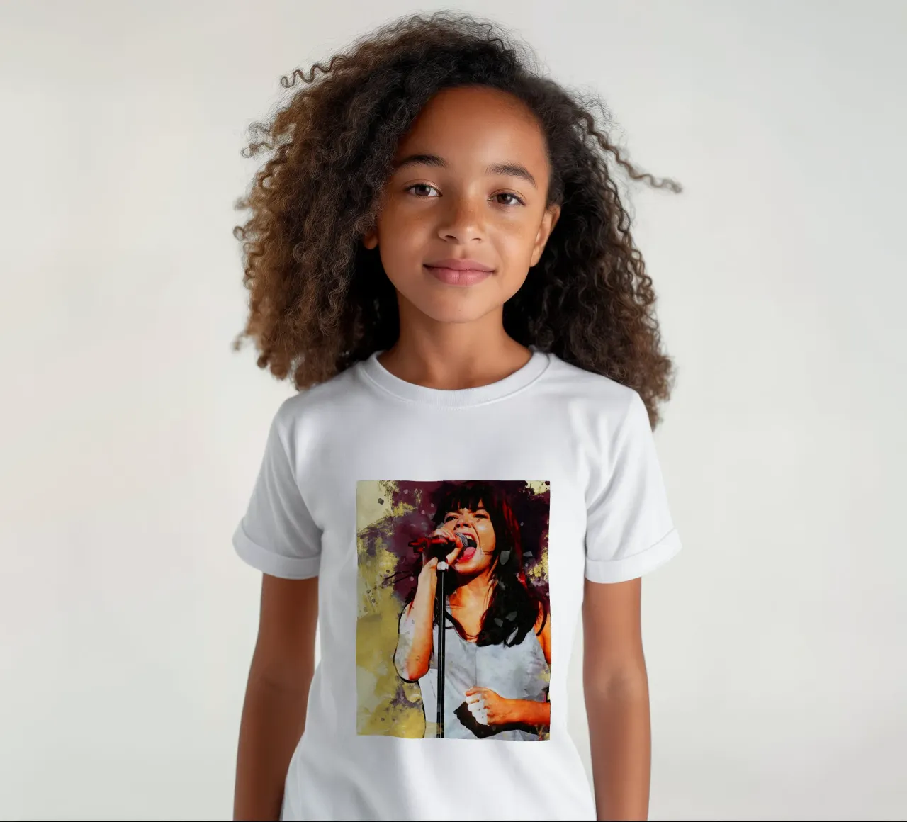 Smudge Bjork kids t-shirt by Gunawan Rb