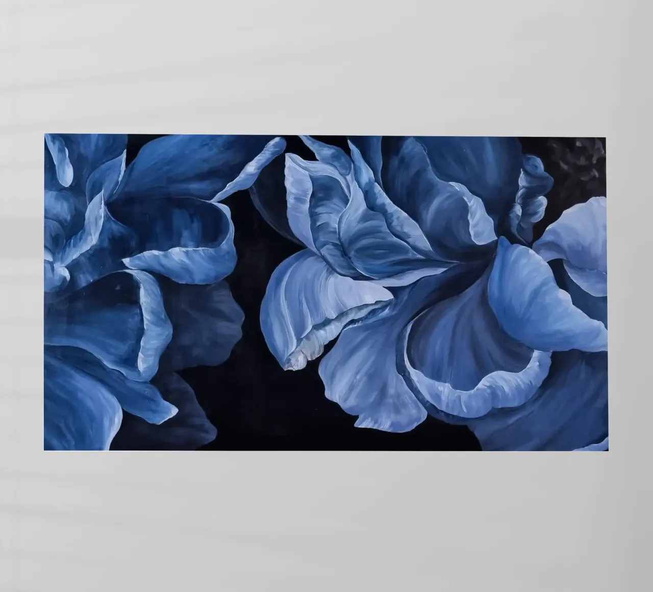 Fiori blu pellicola backlit da Variel