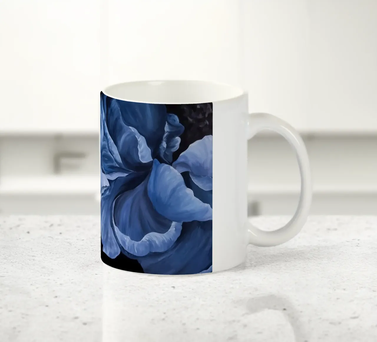 Fiori blu tazza in ceramica da Variel