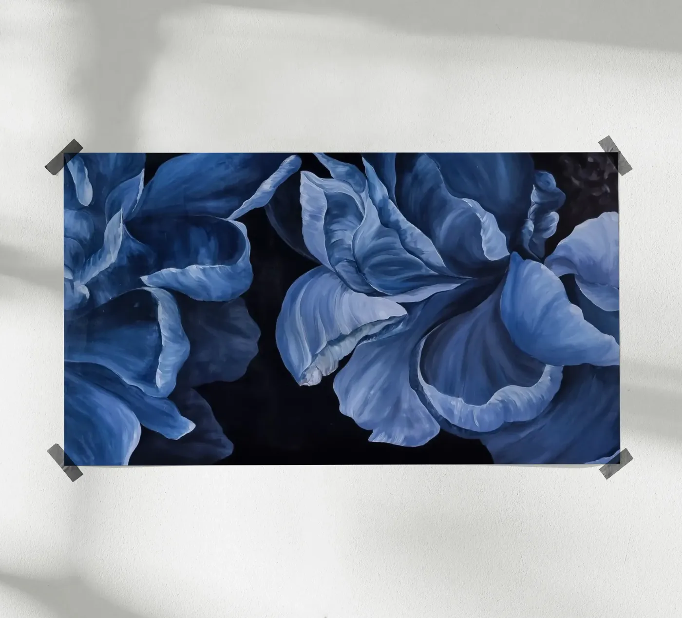 Fiori blu poster da Variel