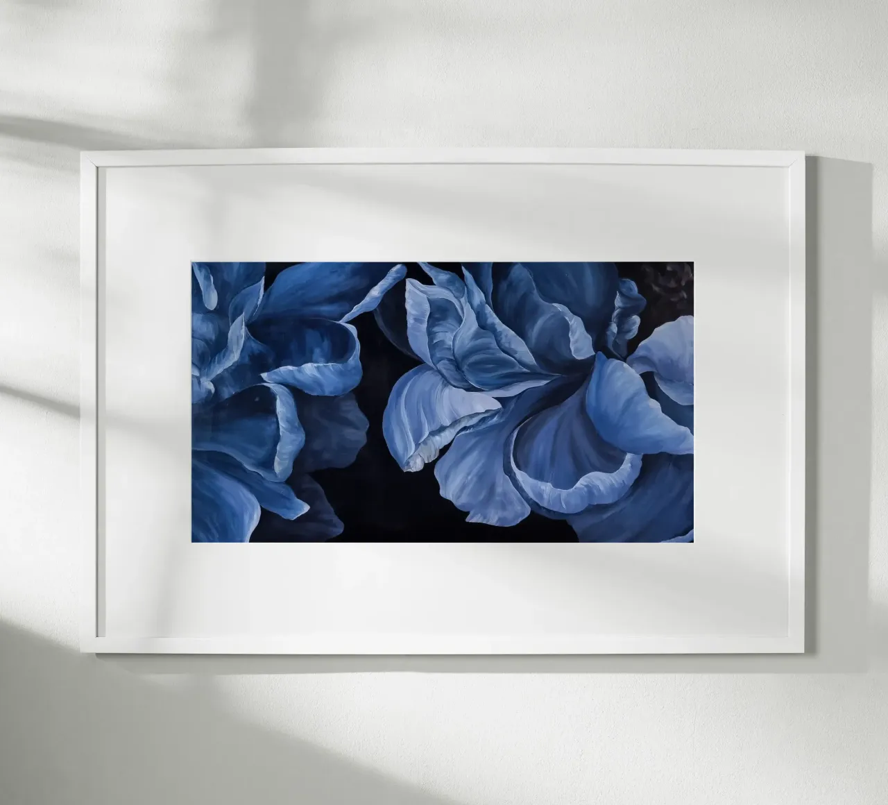 Fiori blu carta hahnemühle da Variel