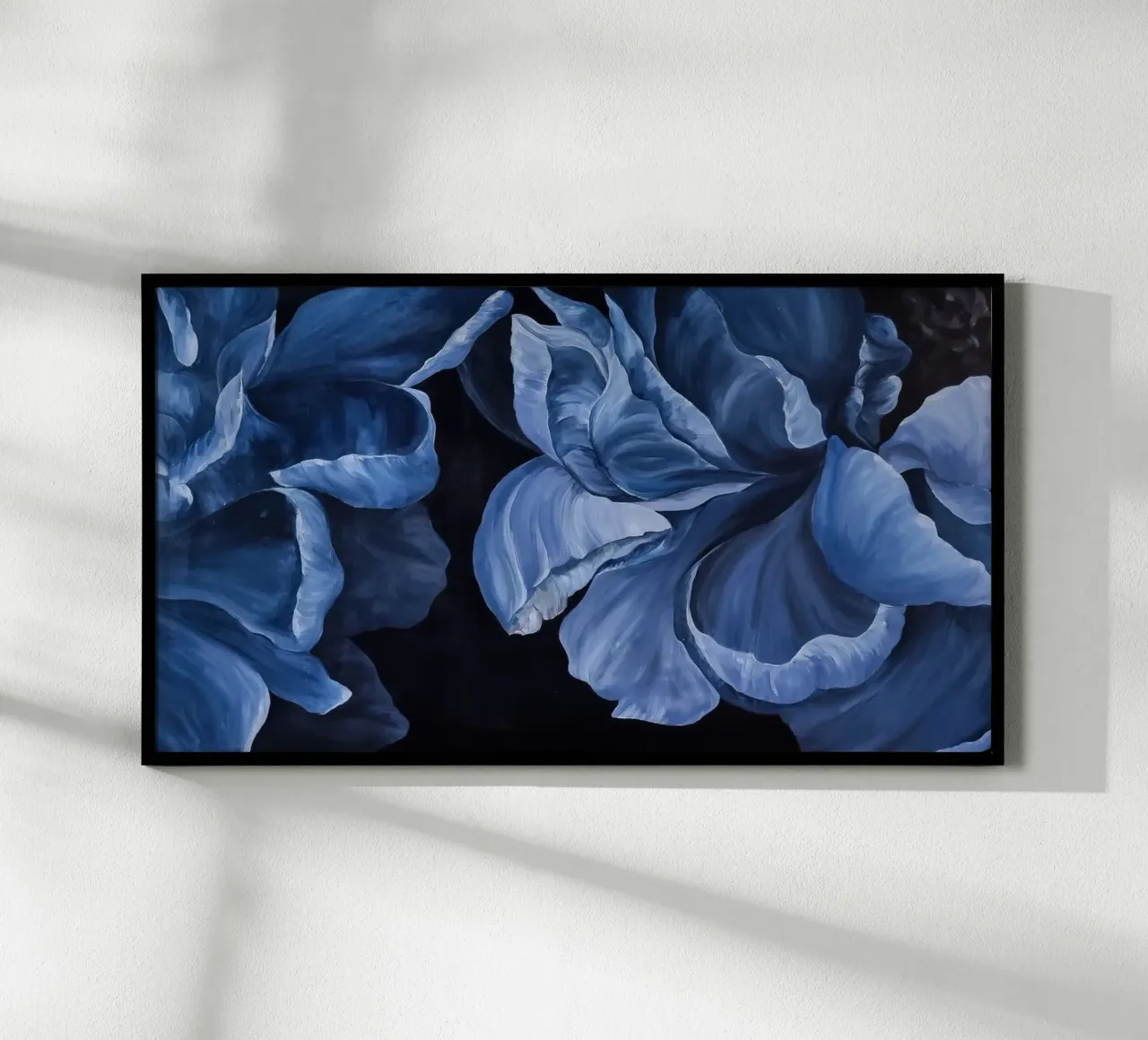 Fiori blu carta hahnemühle da Variel