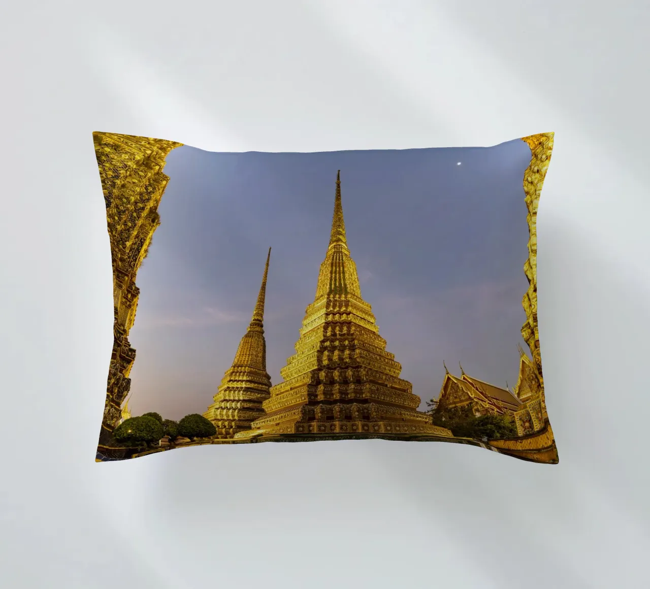 Tempel Wat Pho in Bangkok cuscino da Reisefotografie - Bilder aus aller Welt