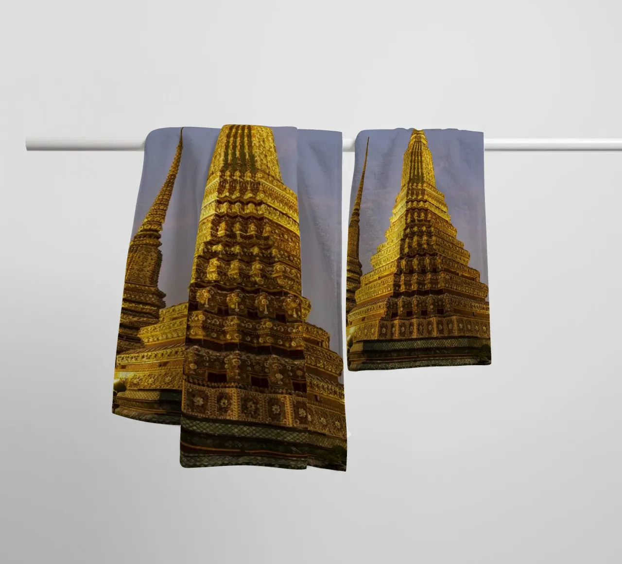 Tempel Wat Pho in Bangkok asciugamano da bagno da Reisefotografie - Bilder aus aller Welt