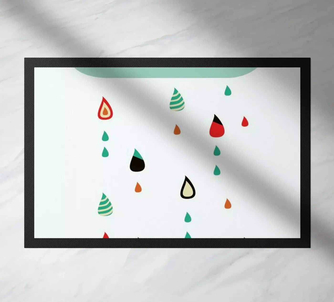 Keep Dancing Like Raindrops deurmat van Sabrina Ziegenhorn