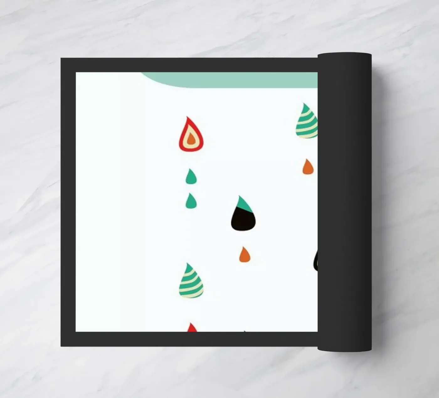 Keep Dancing Like Raindrops deurmat van Sabrina Ziegenhorn