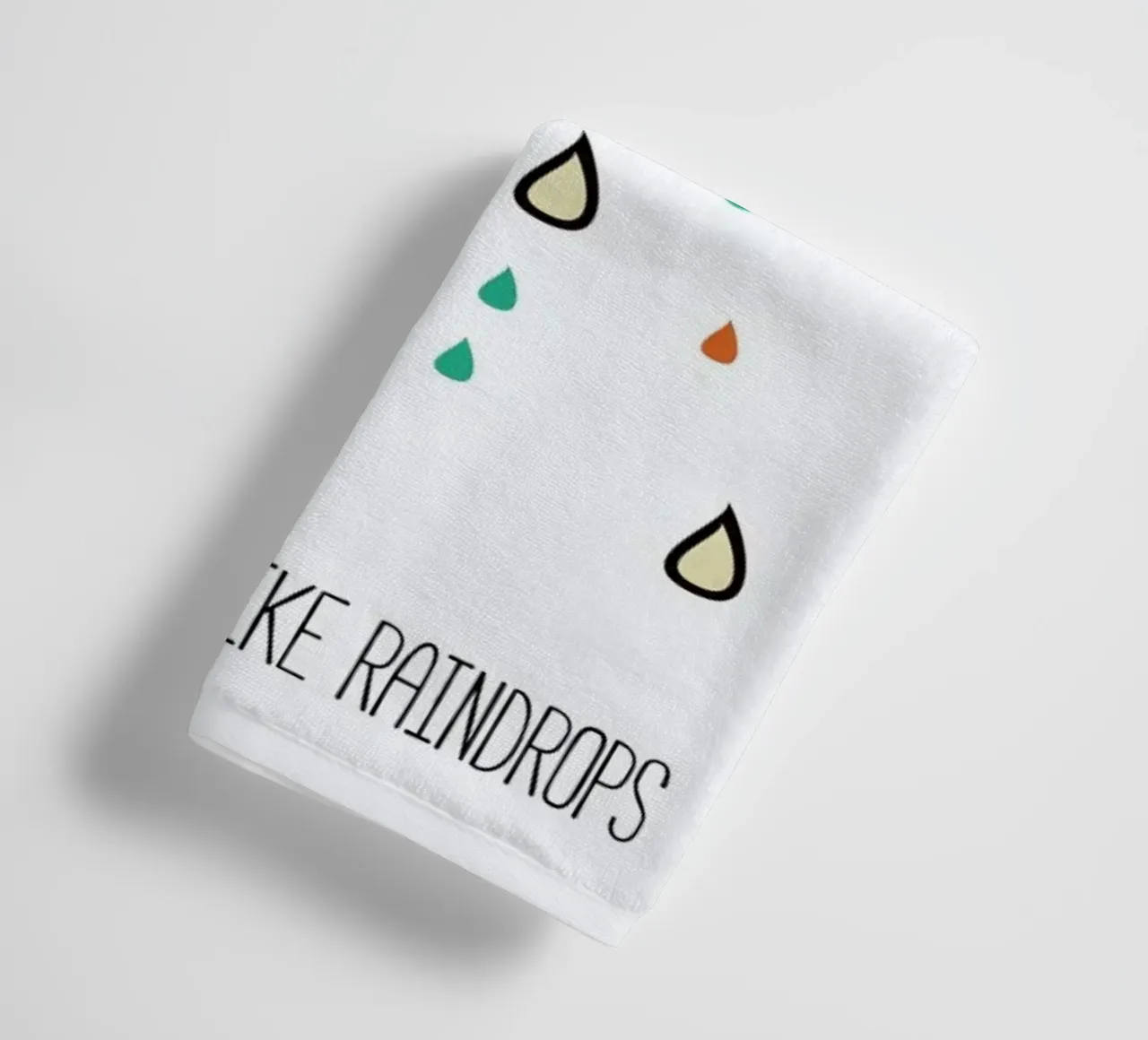 Keep Dancing Like Raindrops asciugamano da bagno da Sabrina Ziegenhorn