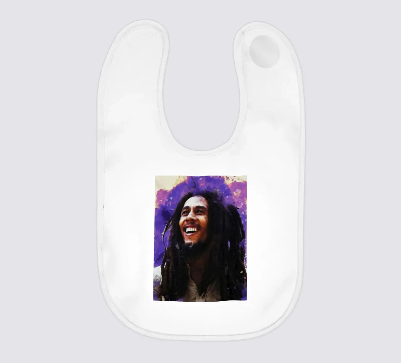 Smudge of Portrait Bob Marley Babylätzchen von Gunawan Rb