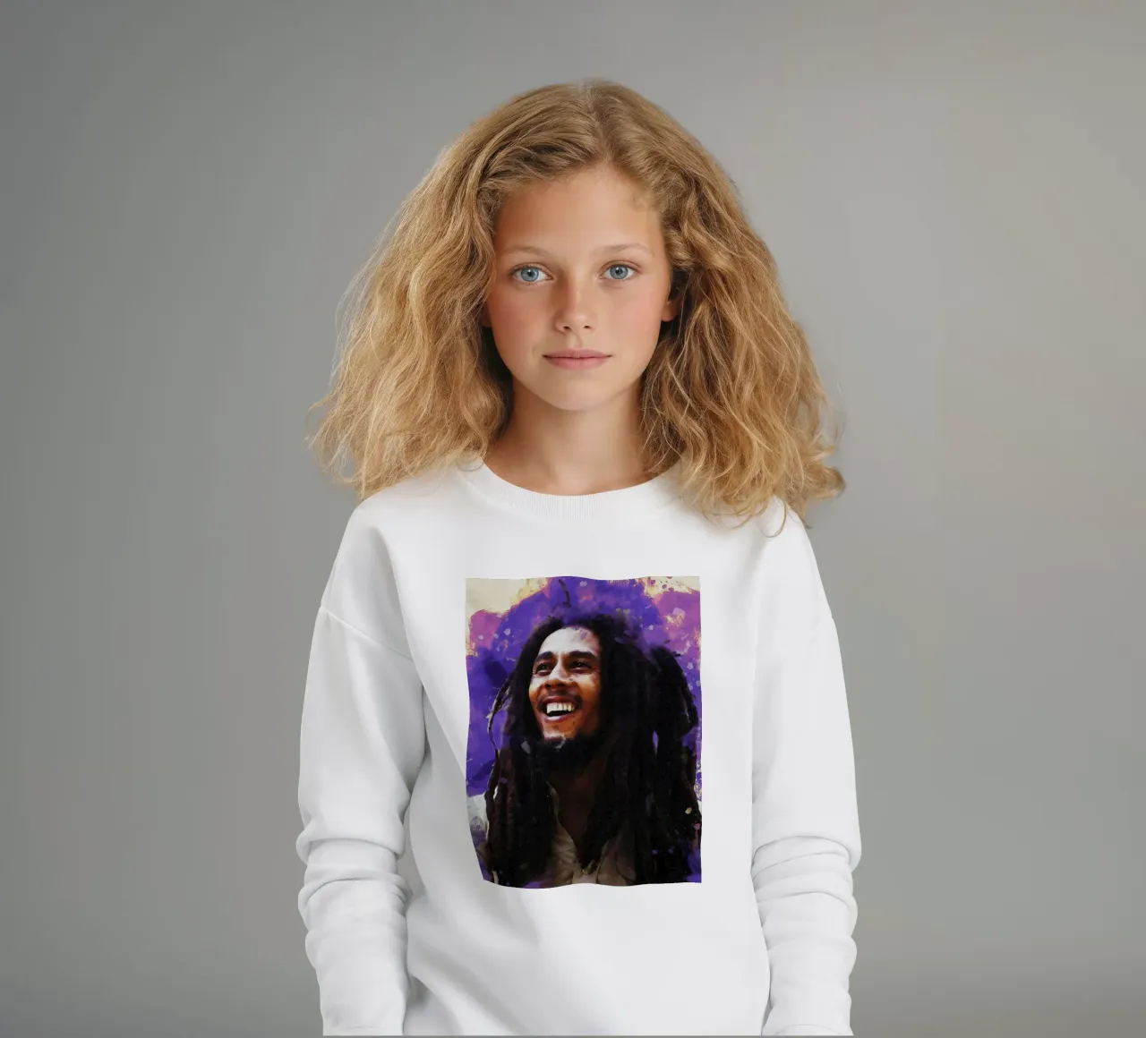 La tache du portrait Bob Marley sweat enfant de Gunawan Rb