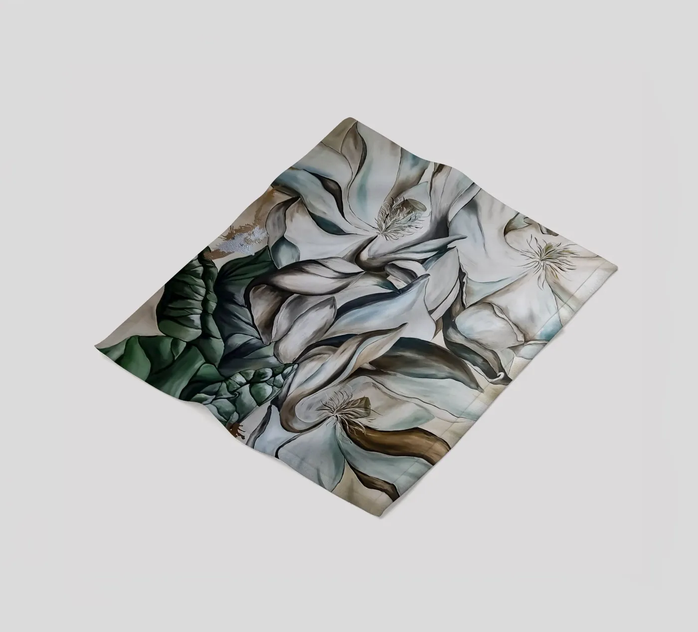 Blumen Fleecedecke von Variel