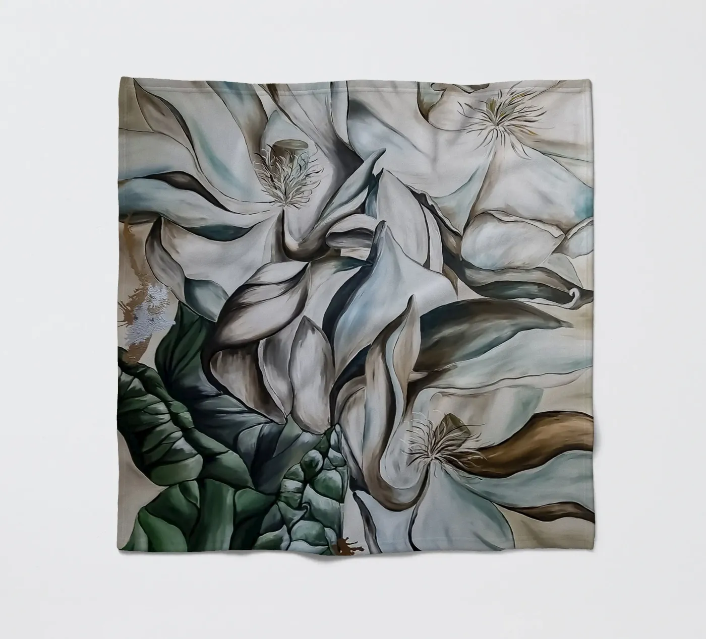 Blumen Fleecedecke von Variel