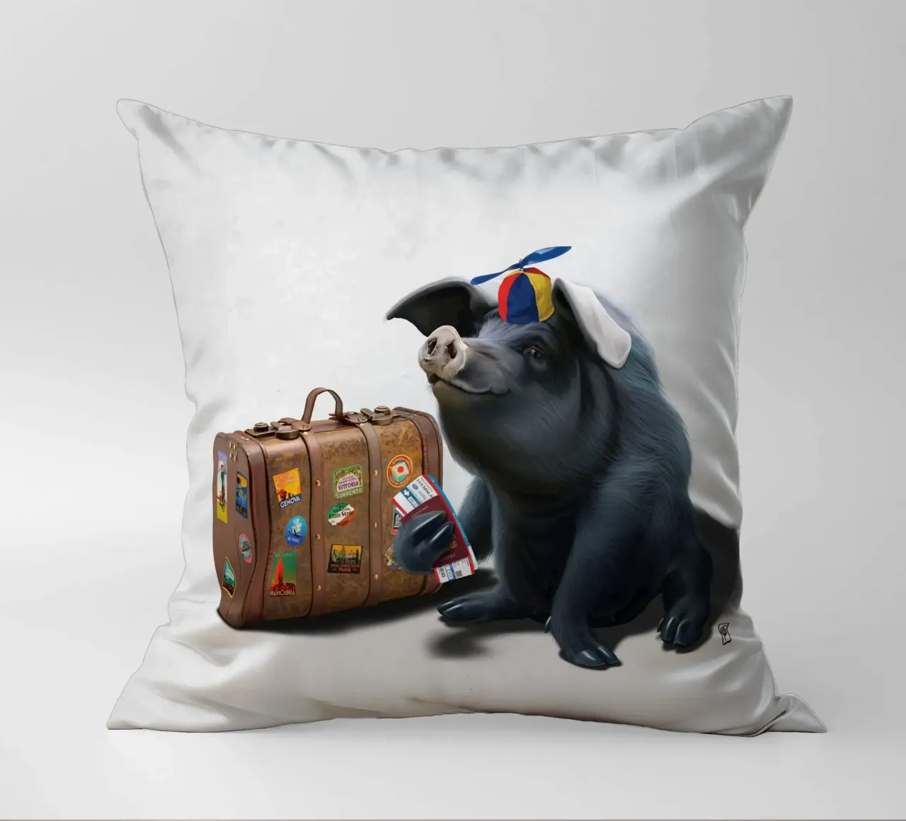 Might (Wordless) cuscino da Rob Art | Illustration