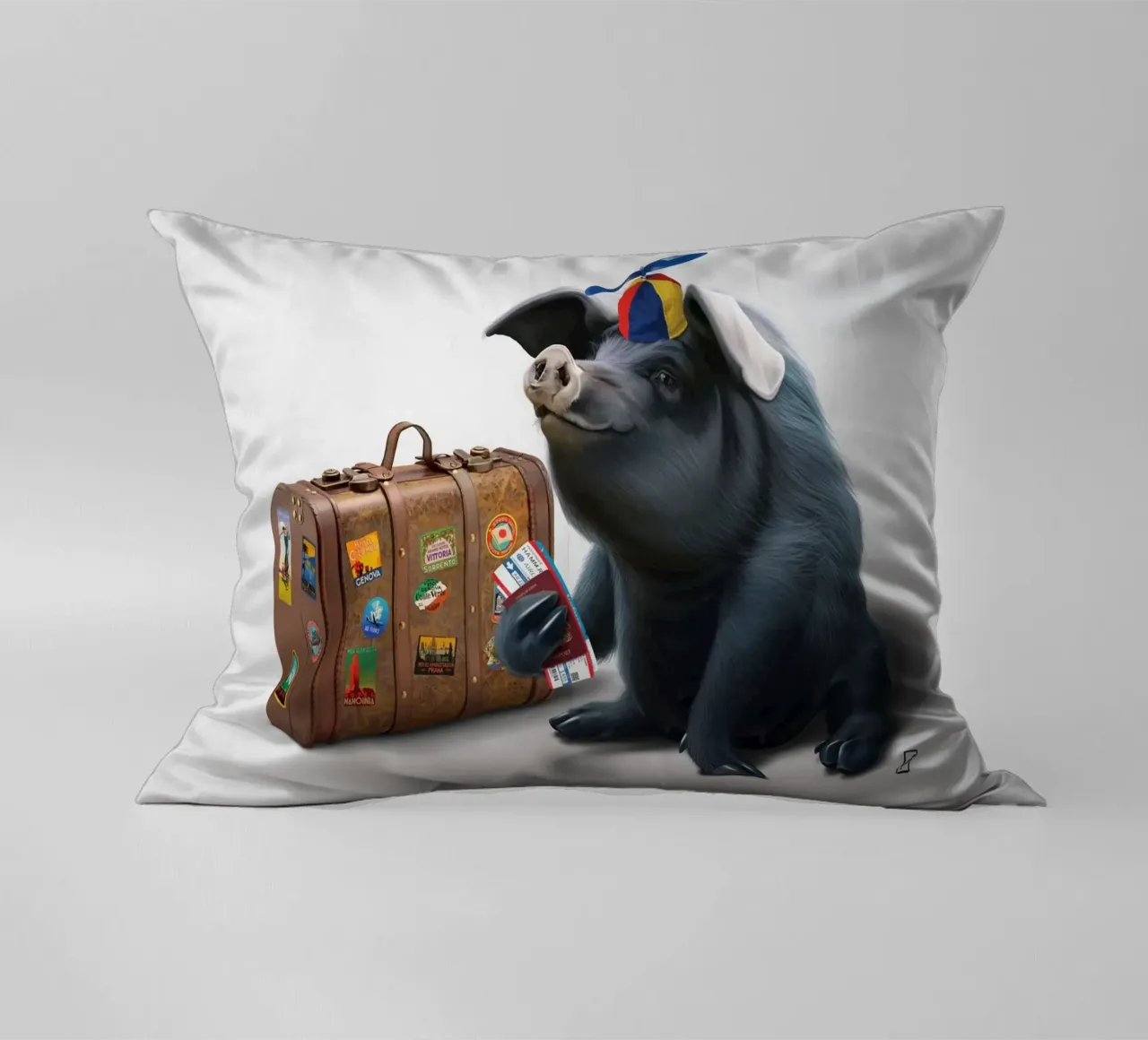Might (Wordless) cuscino da Rob Art | Illustration