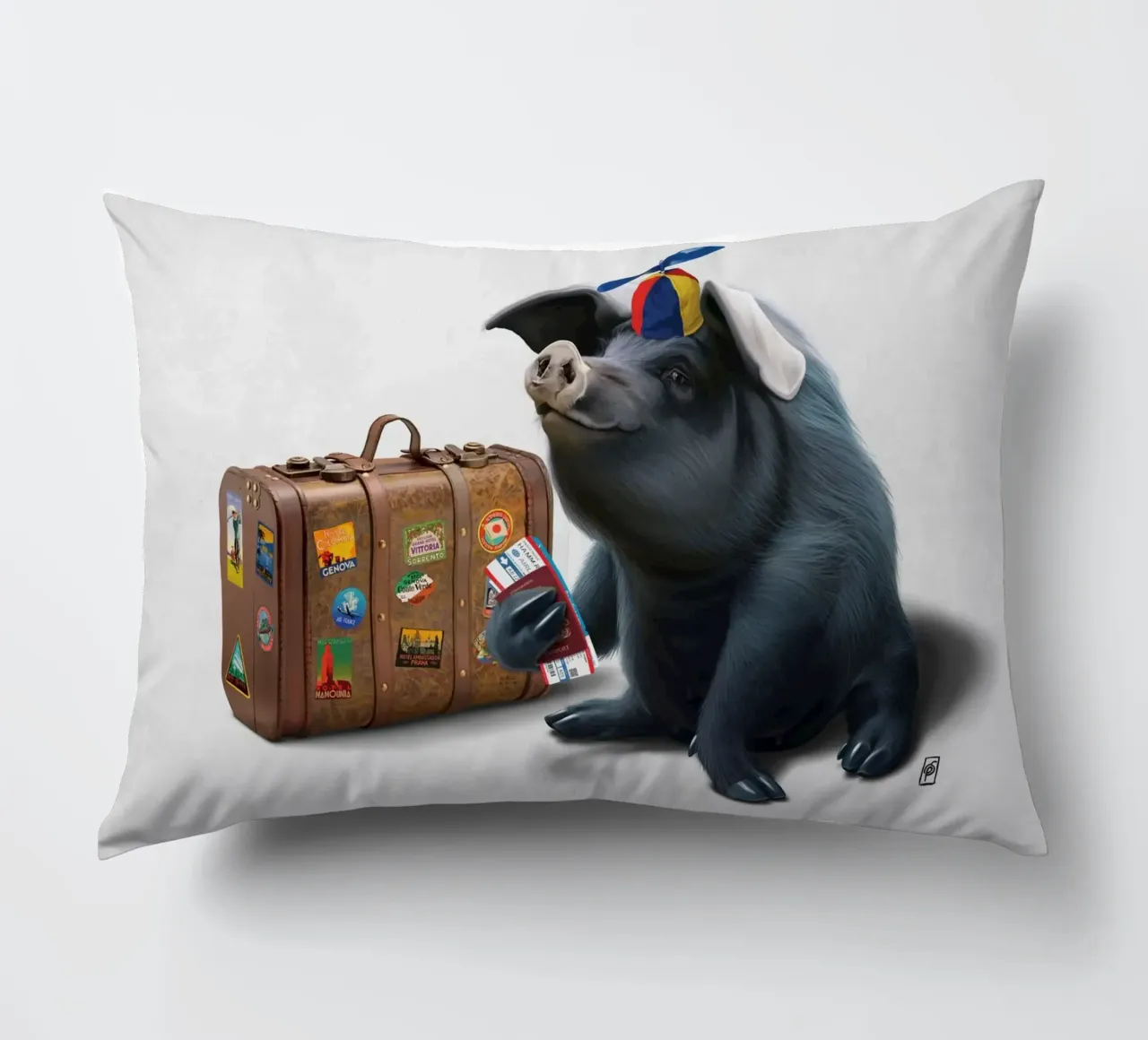 Might (Wordless) cuscino da Rob Art | Illustration