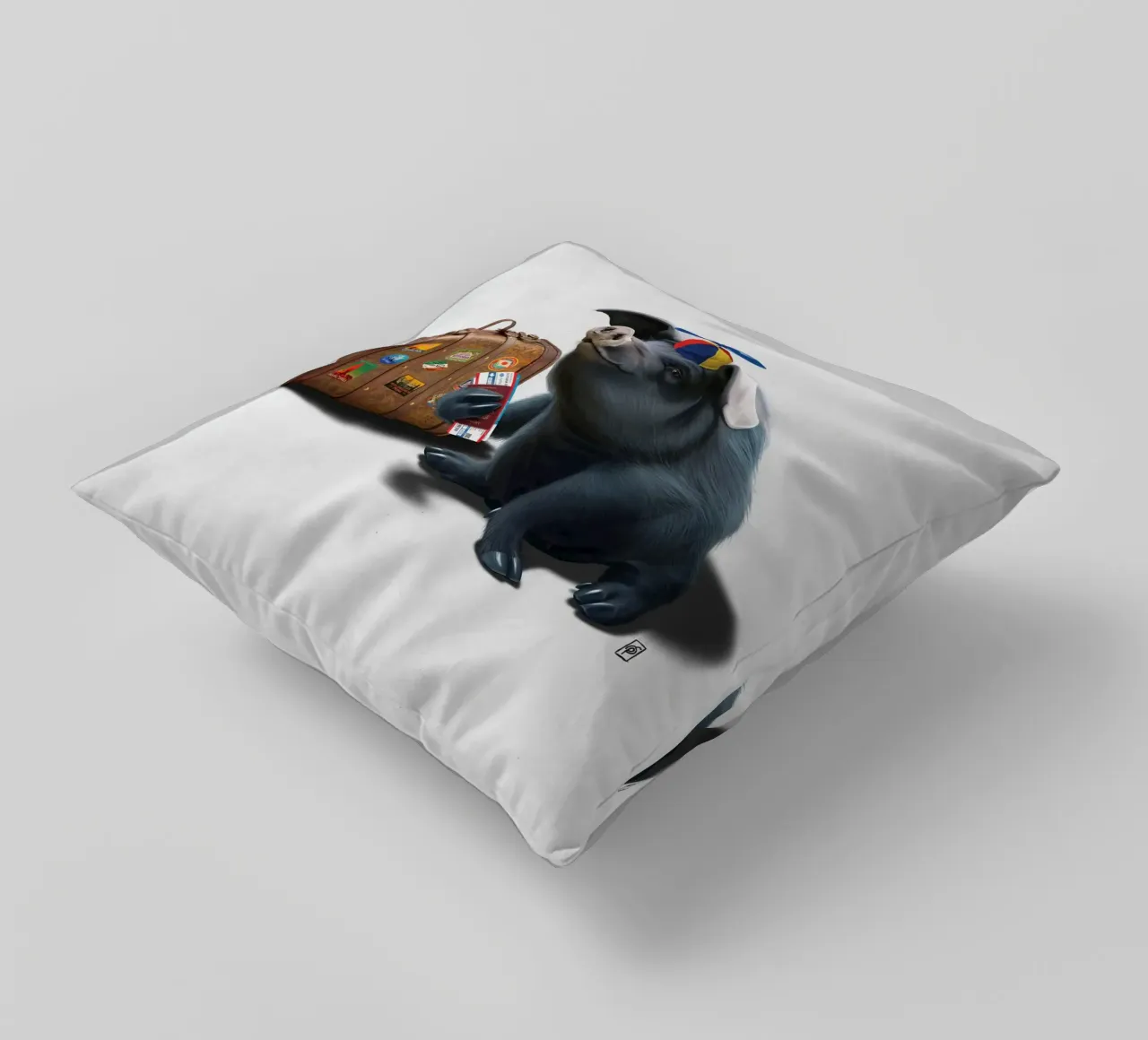 Might (Wordless) cuscino da Rob Art | Illustration