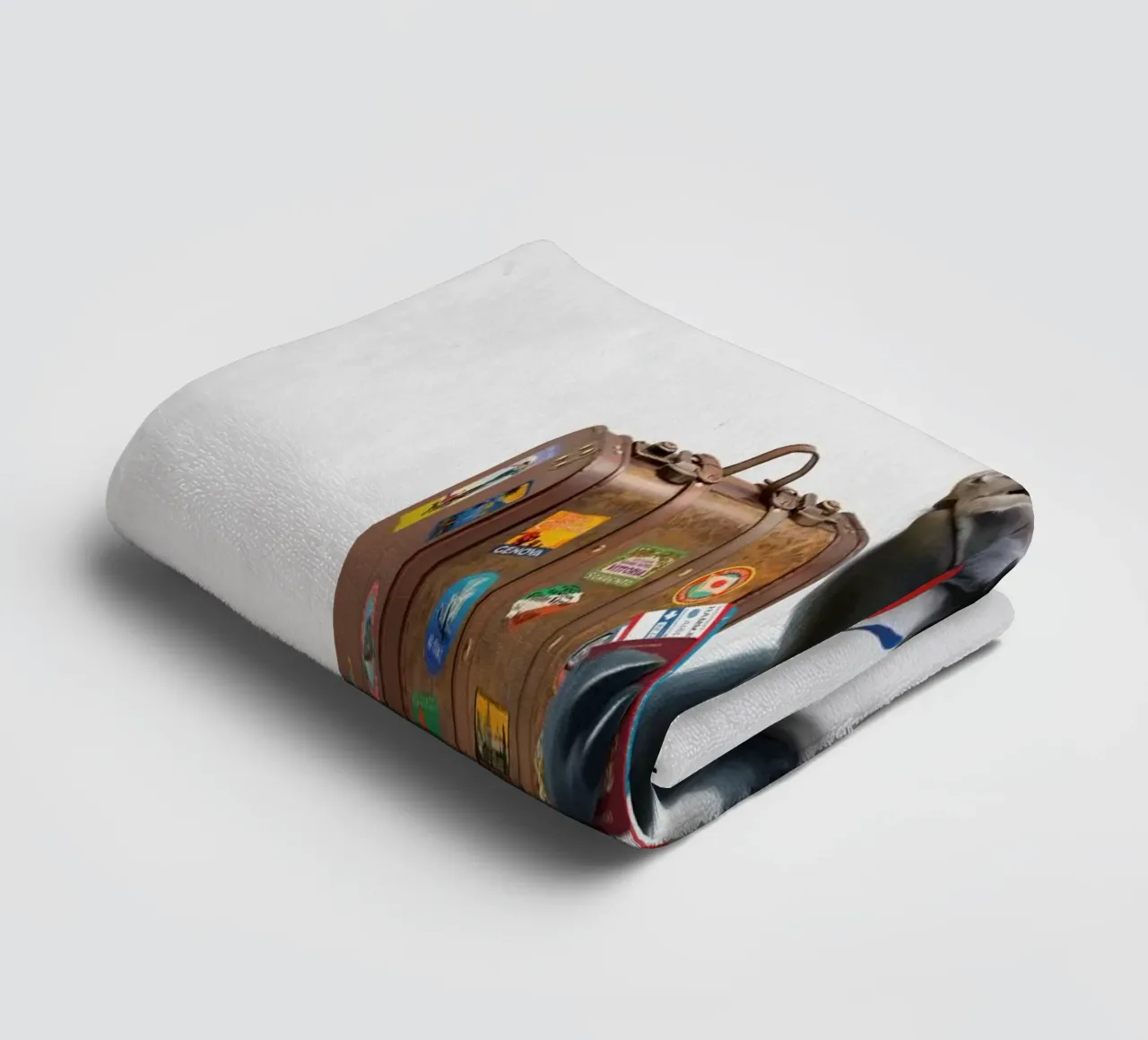 Might (Wordless) asciugamano da bagno da Rob Art | Illustration