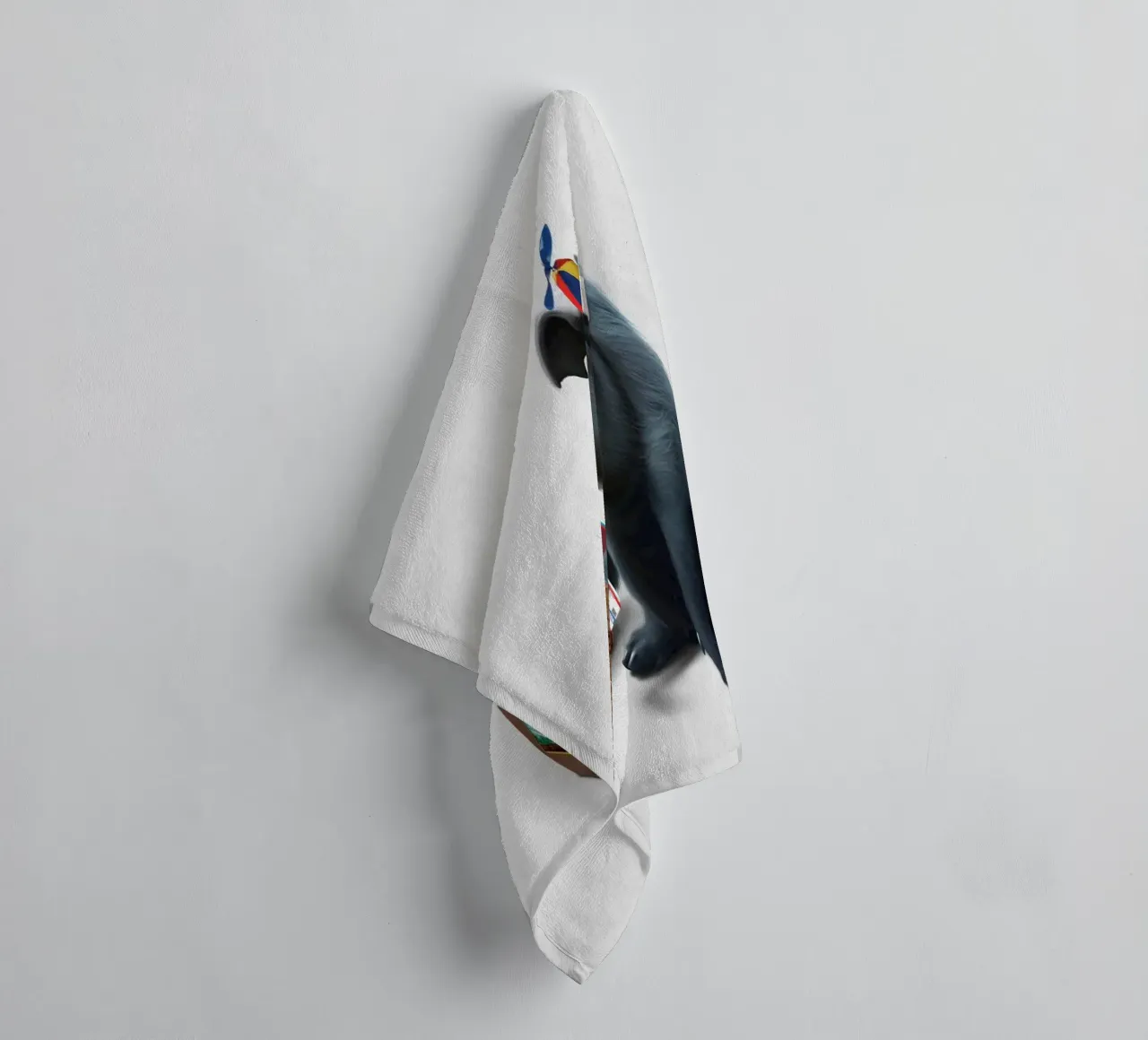 Might (Wordless) asciugamano da bagno da Rob Art | Illustration