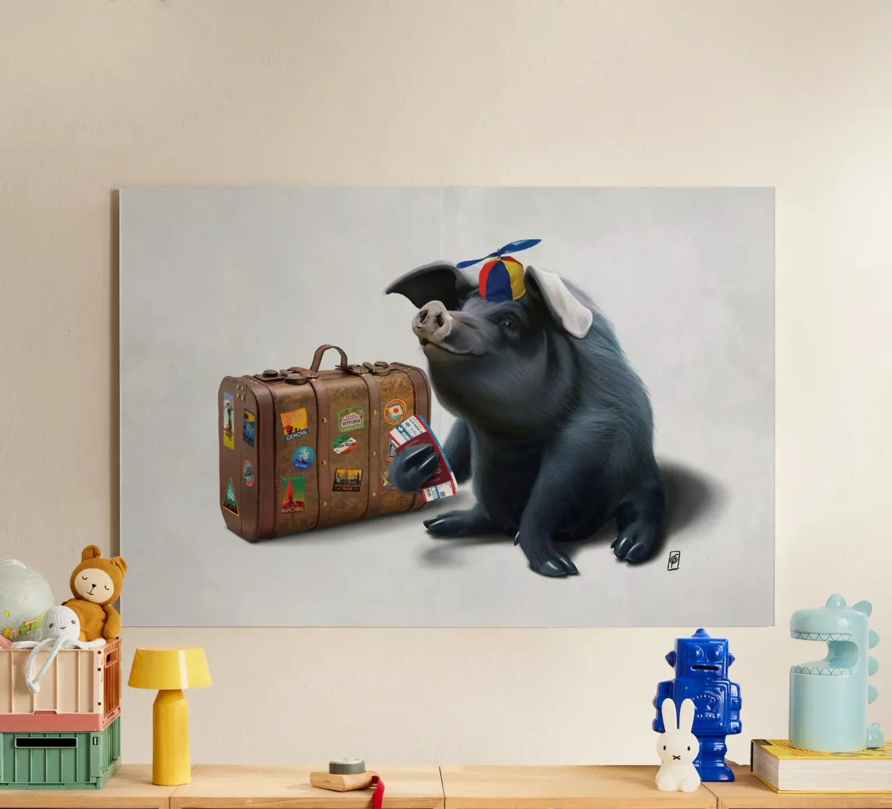 Might (Wordless) plexiglass da Rob Art | Illustration