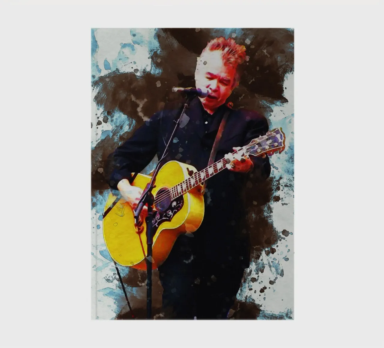 Smudge John Prine notebook by Gunawan Rb