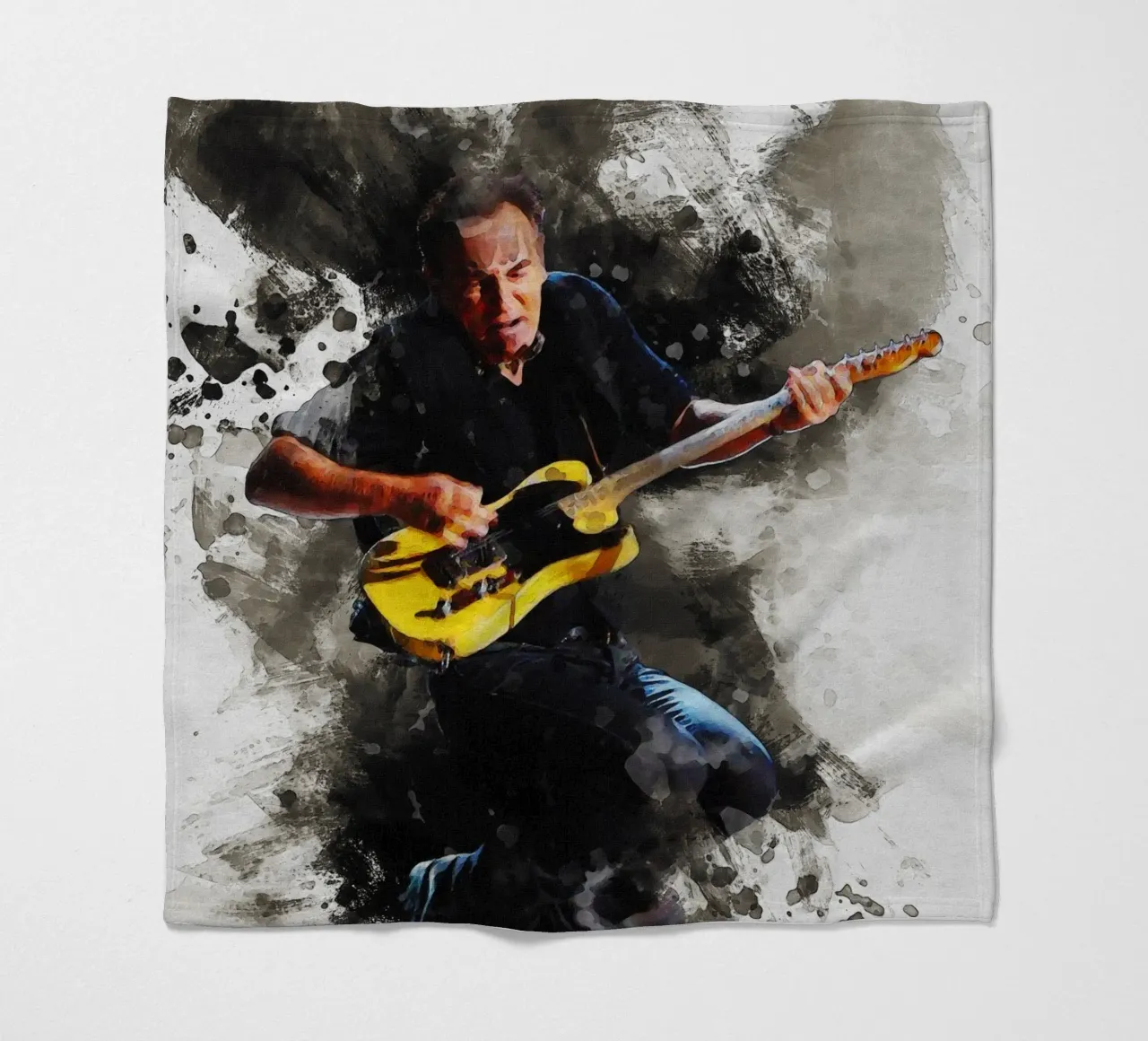 Sbaffo di Bruce Springsteen saltare in concerto coperta in pile da Gunawan Rb