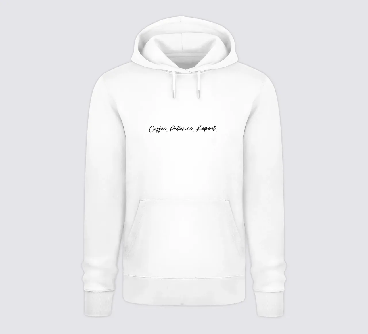 Coffee.Patience.Repeat. felpa con cappuccio da treechild