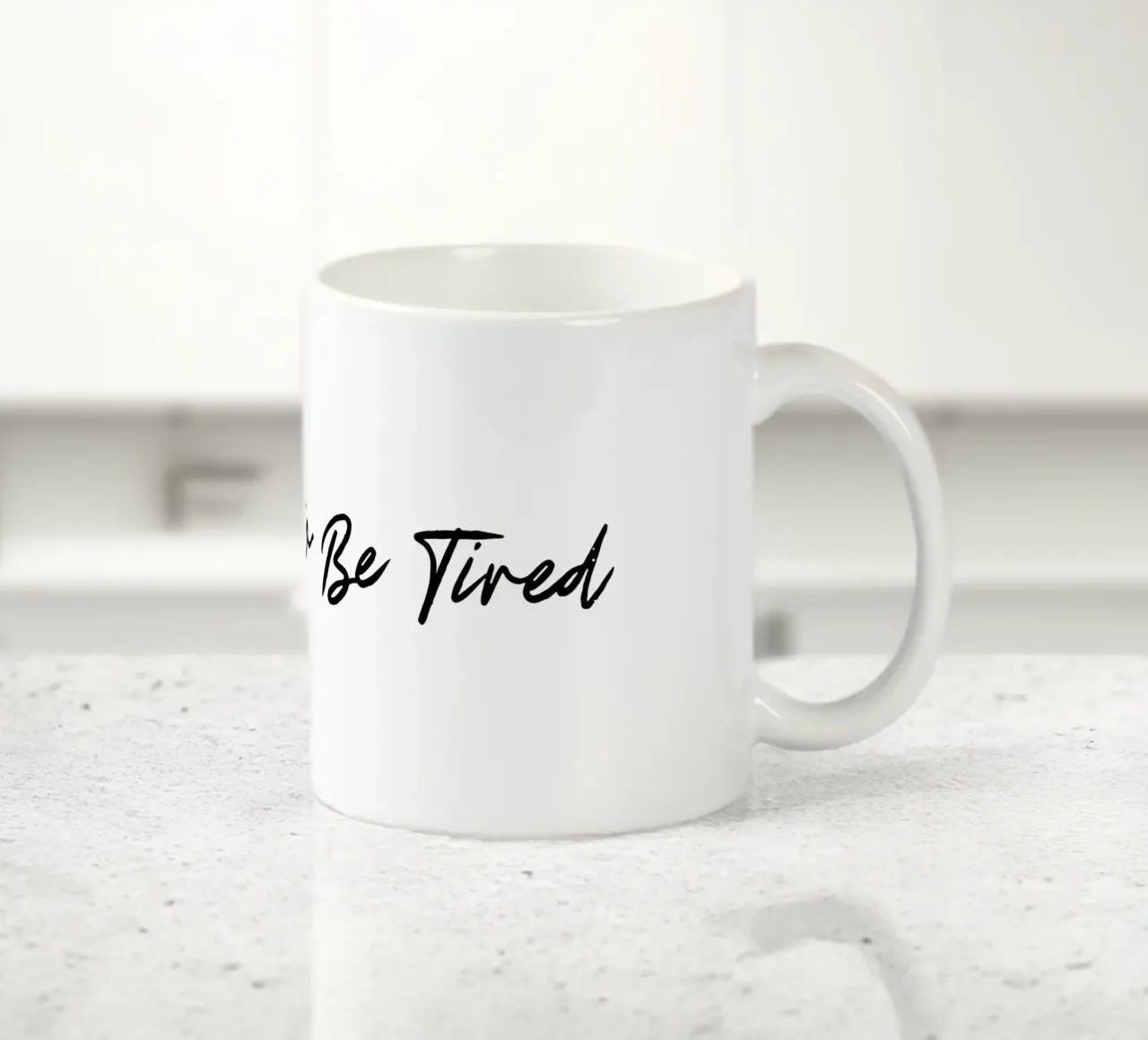 Too Cool To Be Tired tazza in ceramica da treechild