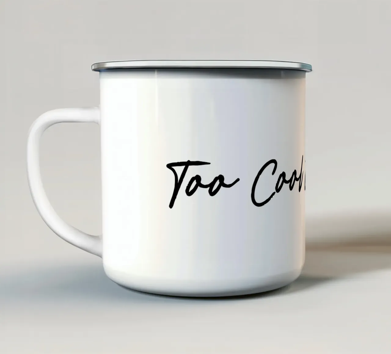 Too Cool To Be Tired tazza in smalto da treechild