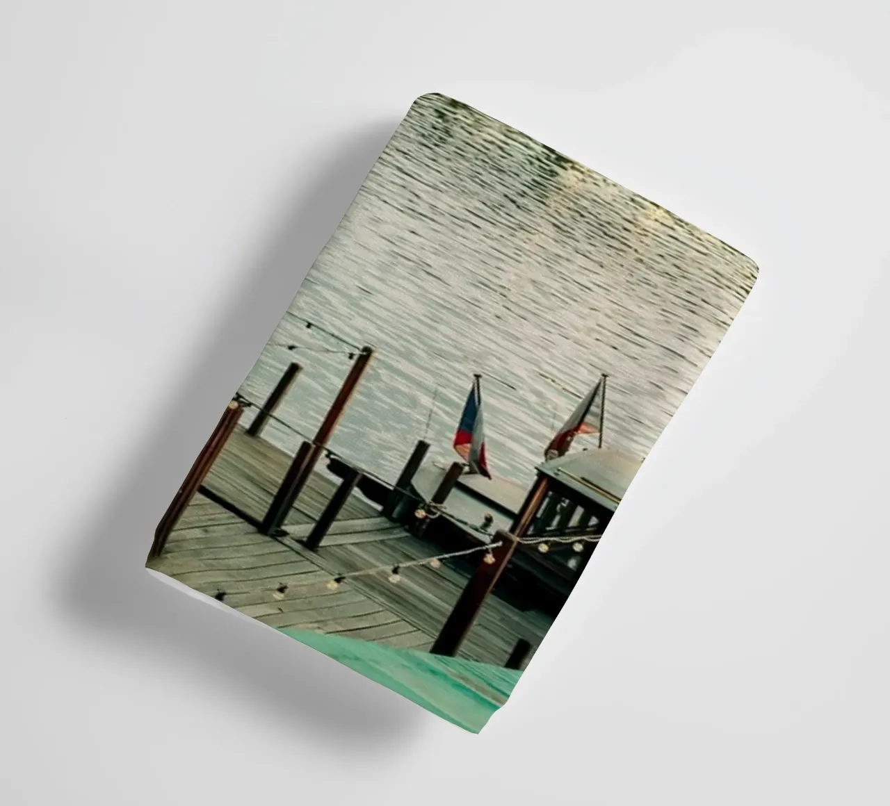 Prague, Charles Bridge - Sunset on the Vltava River towel by Bold and Retro