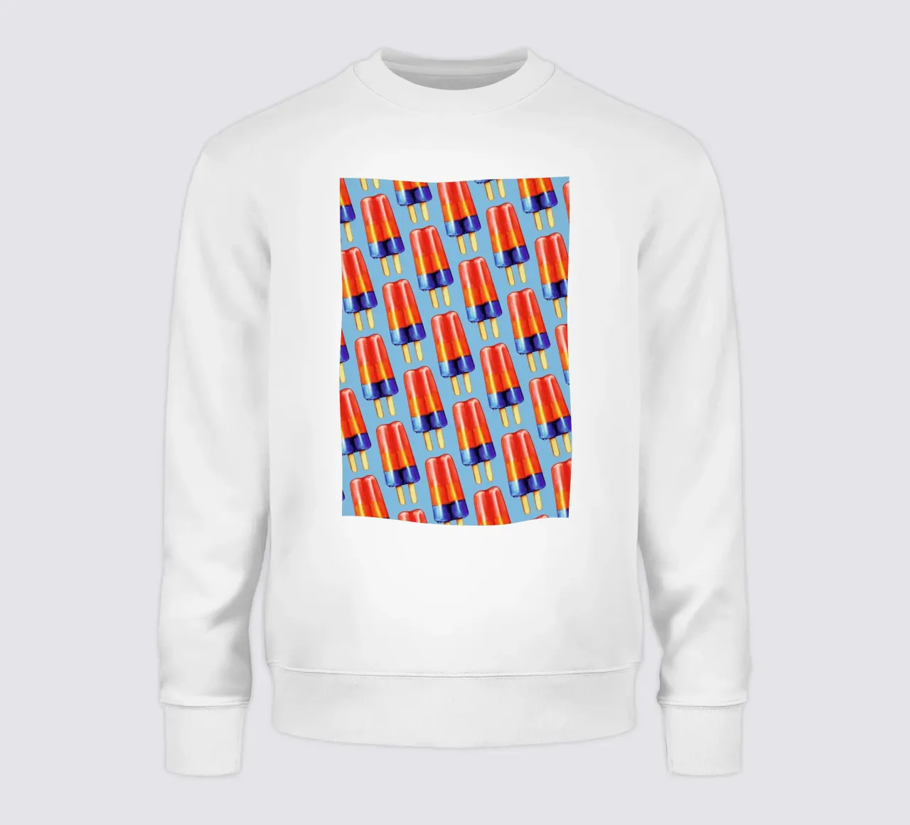 Rainbow Double Popsicle sweatshirt by Kelly Gilleran