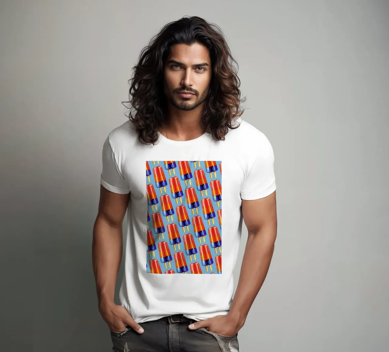 Rainbow Double Popsicle t-shirt da Kelly Gilleran