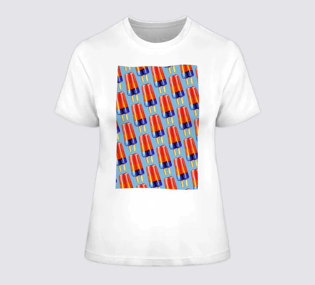Rainbow Double Popsicle t-shirt da donna da Kelly Gilleran