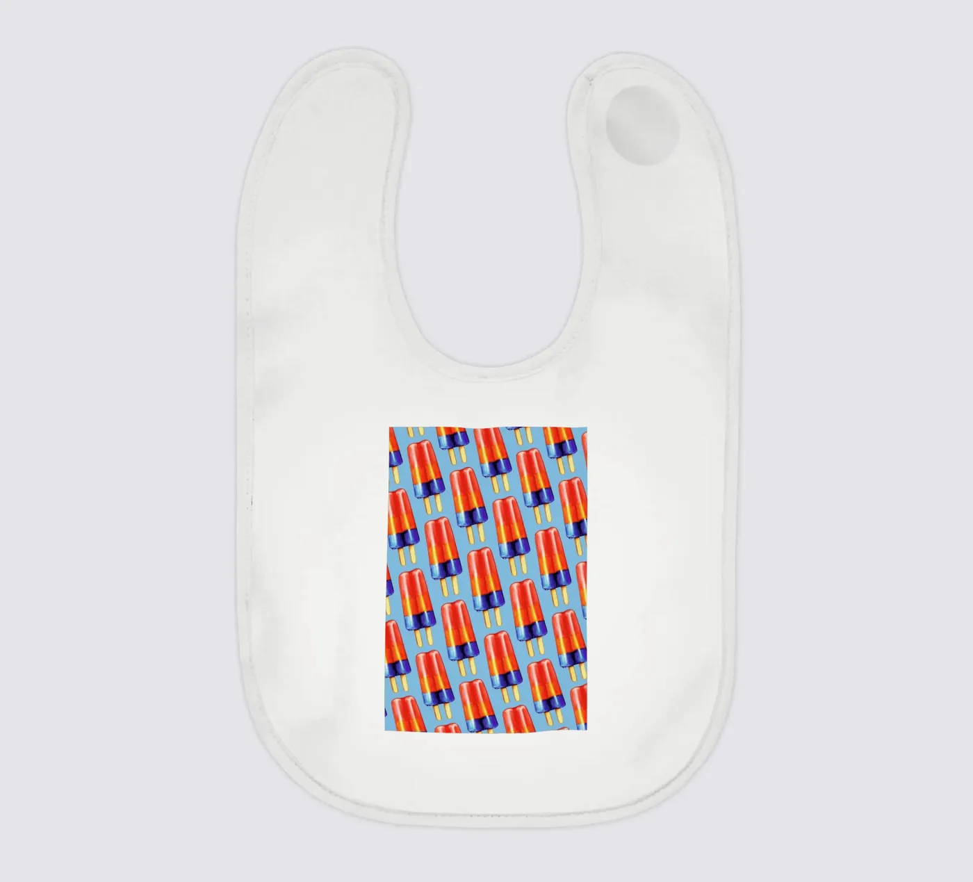 Rainbow Double Popsicle baby slabbetje van Kelly Gilleran