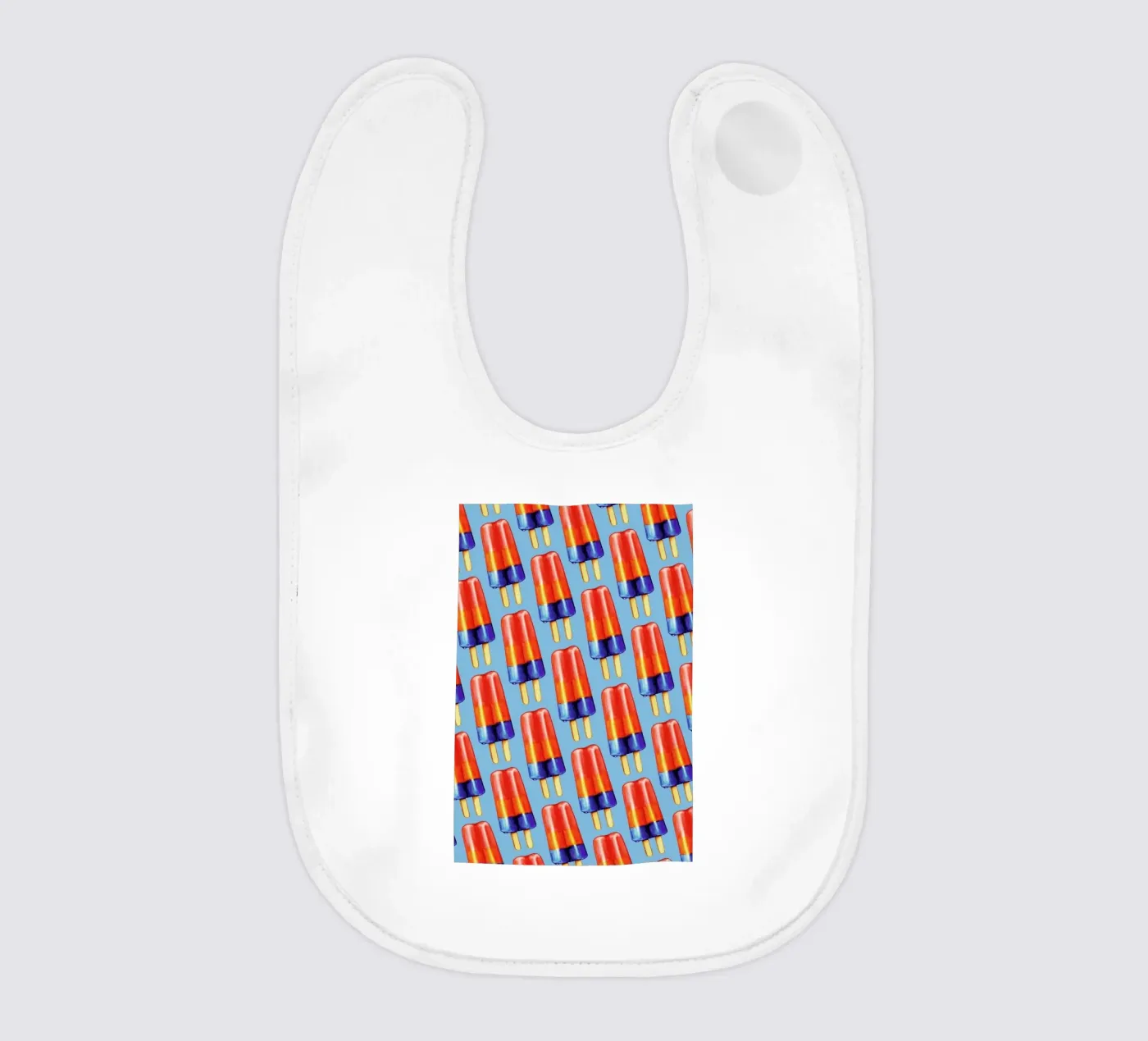 Rainbow Double Popsicle baby slabbetje van Kelly Gilleran