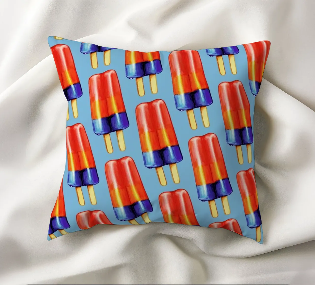 Rainbow Double Popsicle cuscino da Kelly Gilleran
