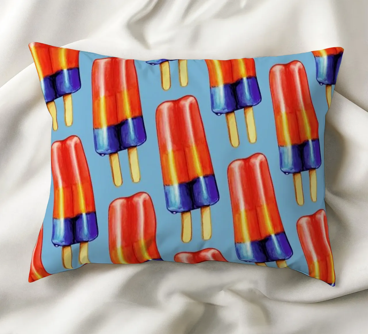 Rainbow Double Popsicle cuscino da Kelly Gilleran